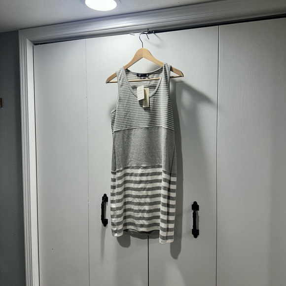 Doe & Rae Gray Striped Dress - Picture 4 of 16